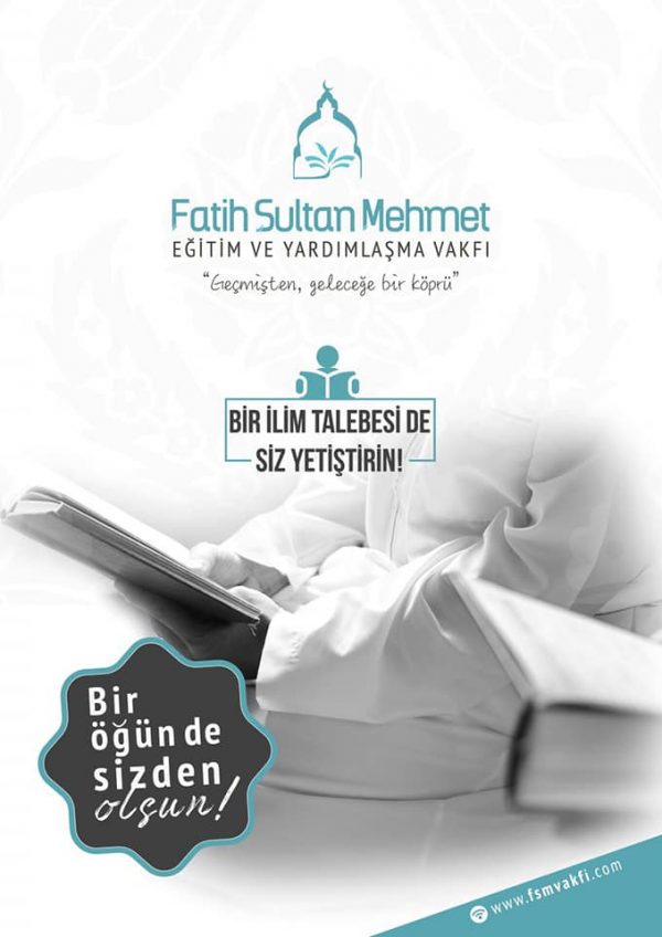 FATİH SULTAN MEHMET EĞİTİM VE YARDIMLAŞMA VAKFI halkımızın hizmetinde