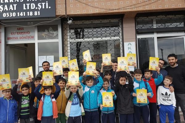 Akasya yayınevinde öğrenci kardeşlerimizle buluştuk.