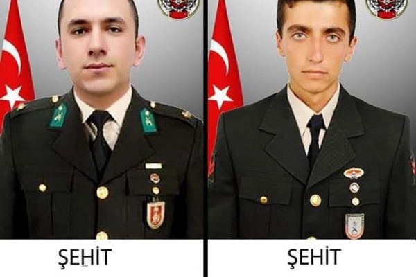 İki askerimiz şehit oldu.
