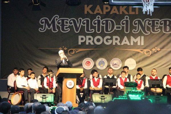 Kapaklı/Tekirdağ Mevlid-i Nebî programı.