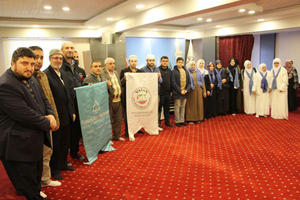 umre adaylarını vakfımızda misafir edip uğurladık.