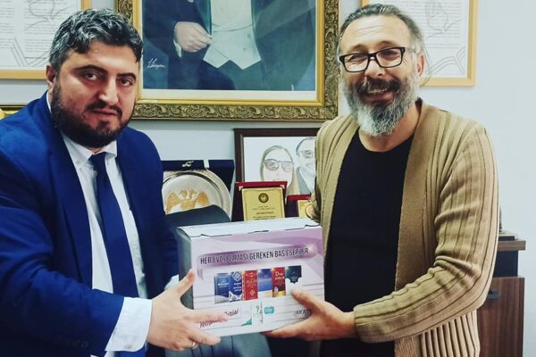 Manisa/Demirci Halk Eğitim Müdürü sayın İsmail Saymaz beyefendiyi makamında  ziyaret ettik.